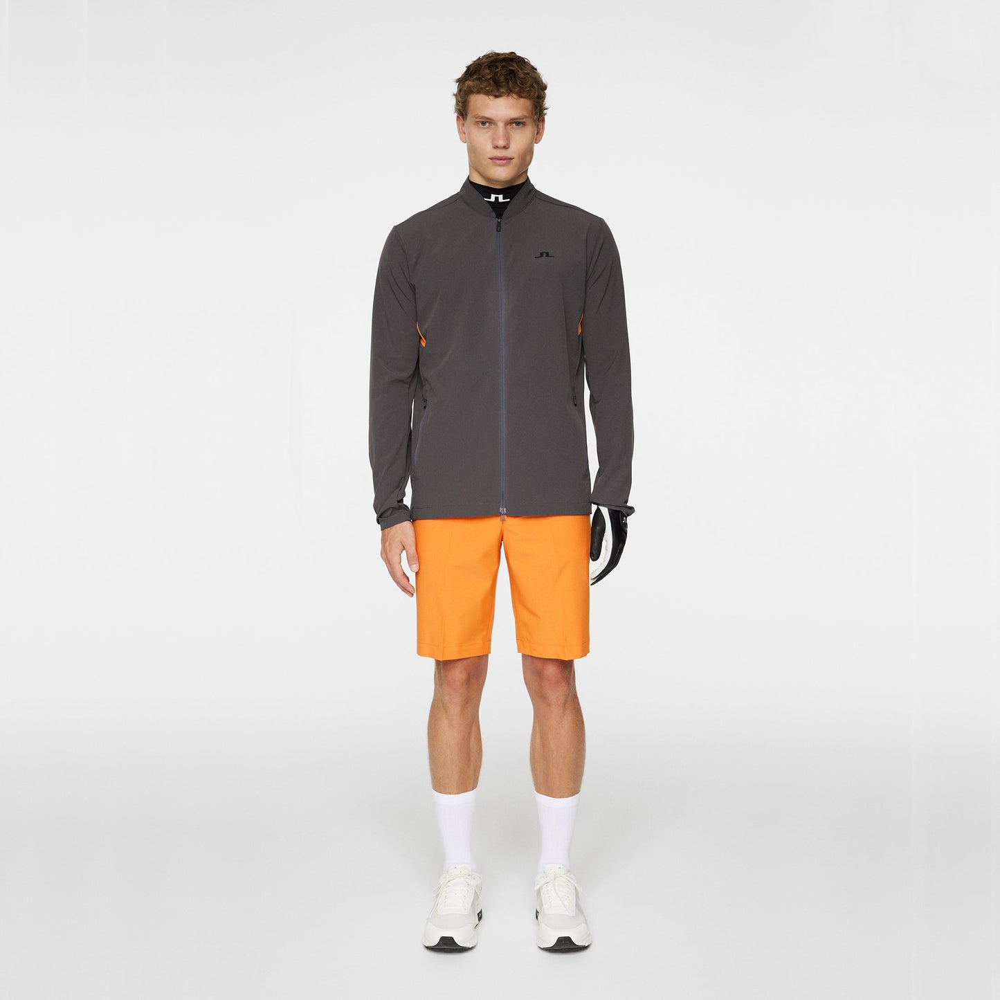 J.Lindeberg KV Hybrid Golf Jacket - Asphalt