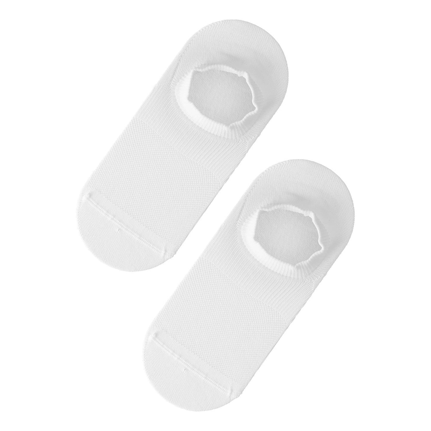 Rohnisch Women's 2 Pack Functional No-Show Socks - White