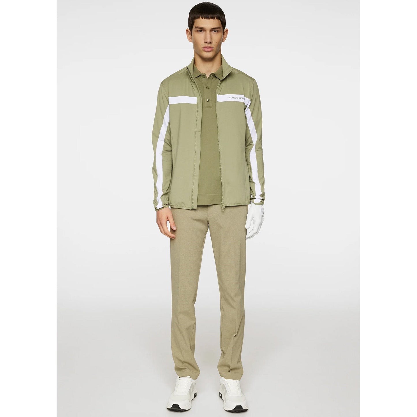 J.Lindeberg Jarvis Mid-Layer - Oil Green