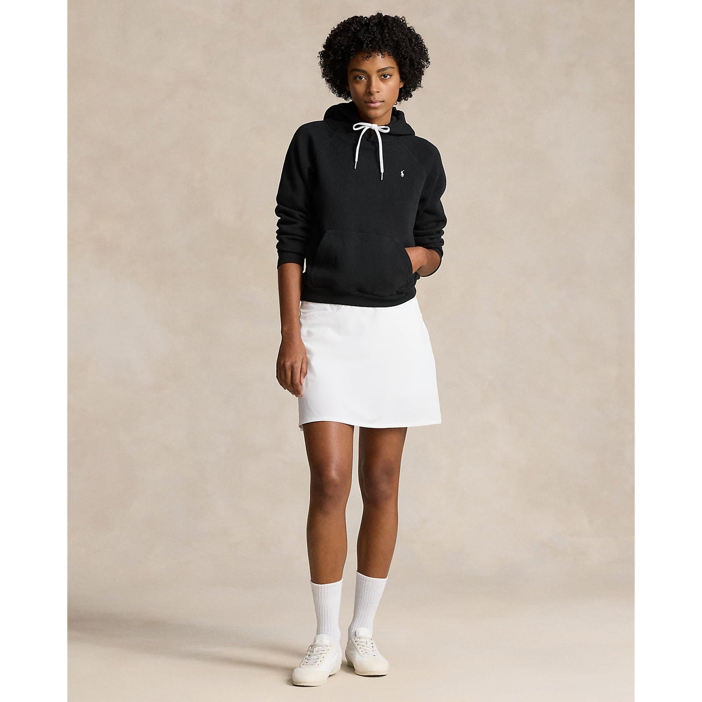 RLX Ralph Lauren Women's Performance 17" Pleated Aim Skort - Ceramic White