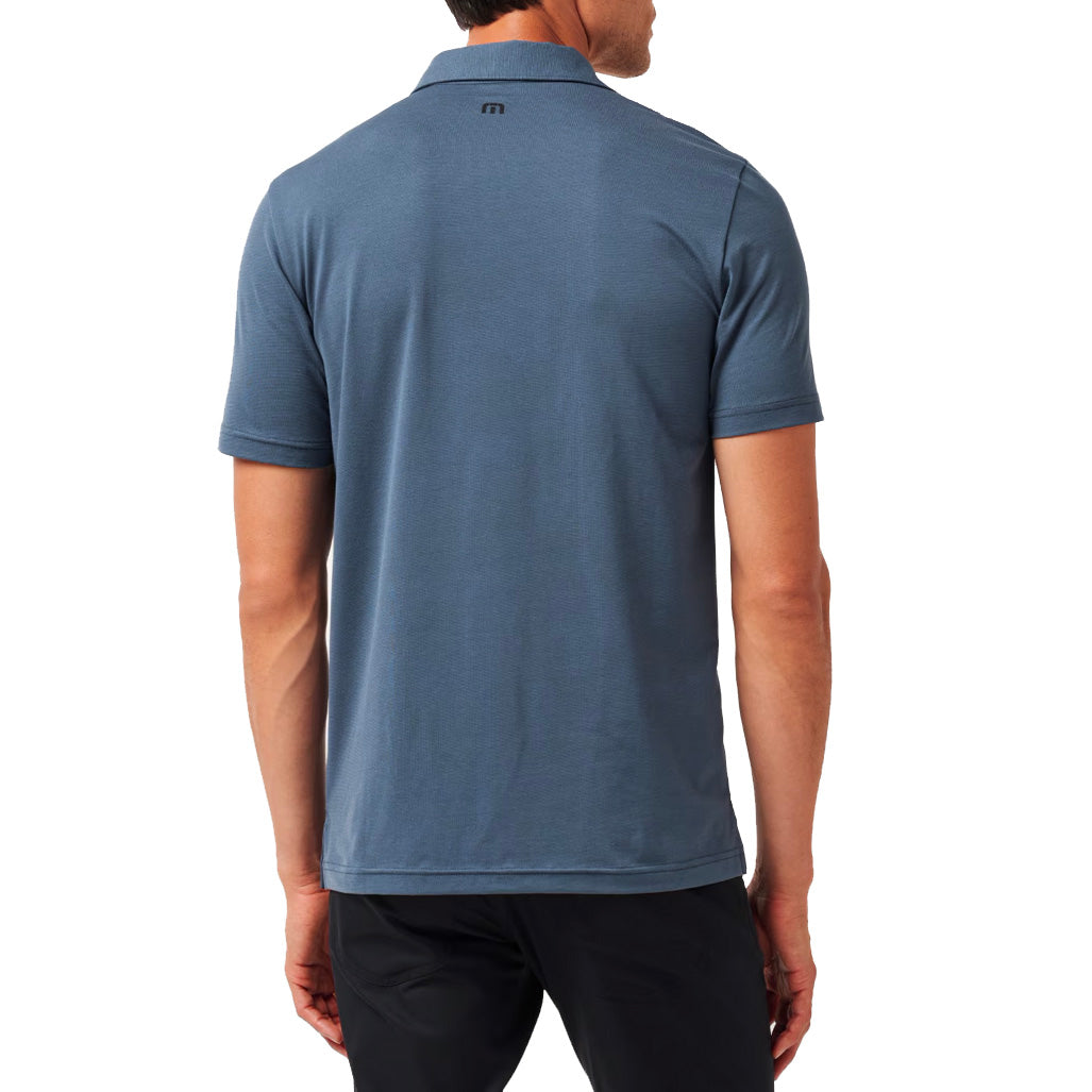 Travis Mathew All Day Access Polo Golf Shirt - Mood Indigo / Vintage Indigo
