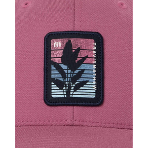 Travis Mathew No Schedule Snapback Cap - Rose Wine