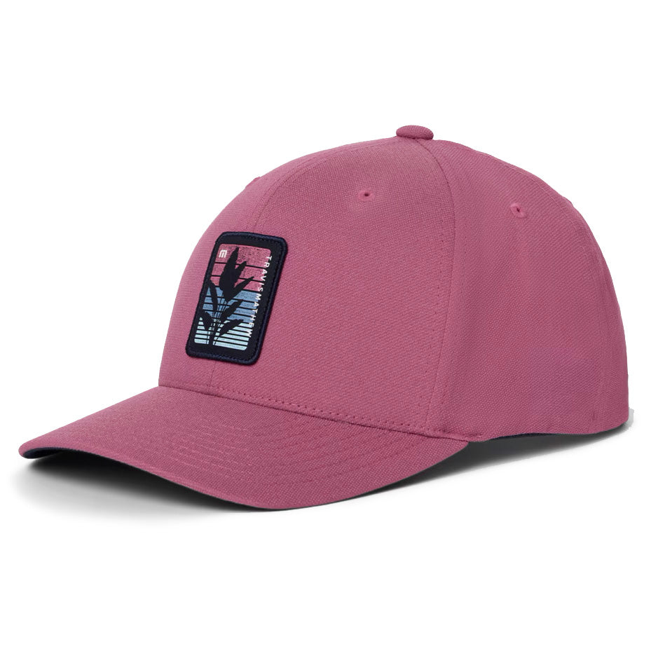 Travis Mathew No Schedule Snapback Cap - Rose Wine