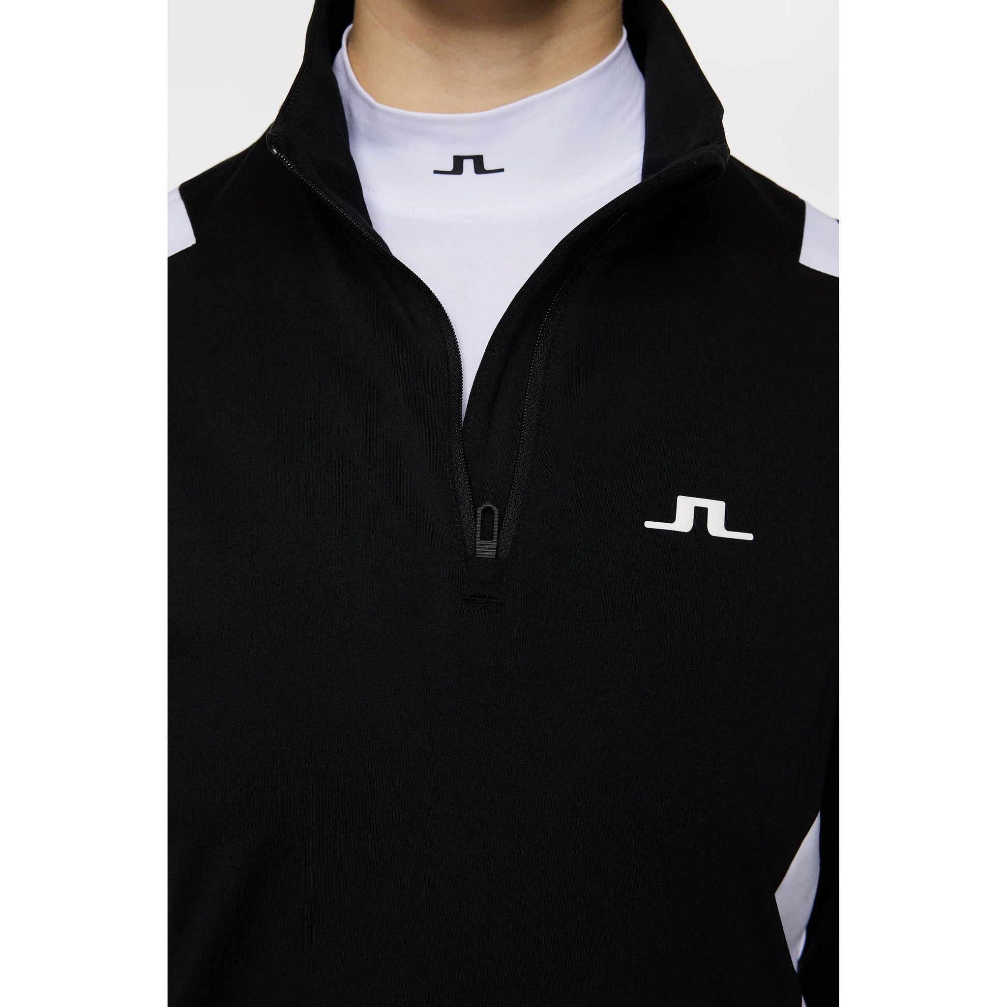 J.Lindeberg Women's Mae Quarter Zip Golf Mid-Layer - Black