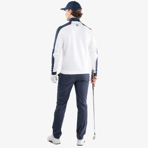 Galvin Green Dave Insulating 1/4 Zip Mid-Layer - White/Navy