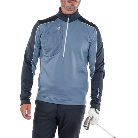 Galvin Green Dave Insulating 1/4 Zip Mid-Layer - Moonlight Blue/Navy