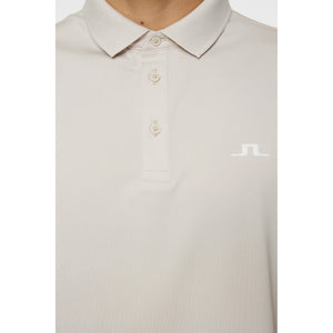 J.Lindeberg Bridge Polo Golf Shirt - Moonbeam