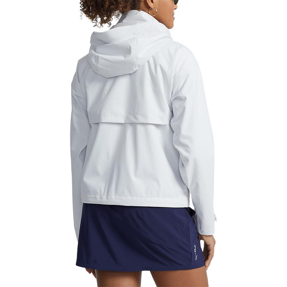 RLX Ralph Lauren Women's Water-Repellent Hooded Jacket - Pure White