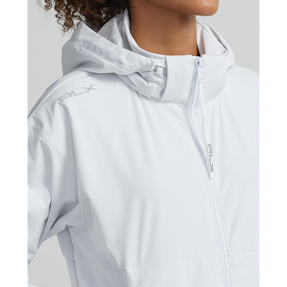 RLX Ralph Lauren Women's Water-Repellent Hooded Jacket - Pure White