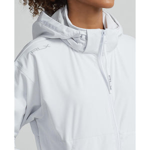 RLX Ralph Lauren Women's Water-Repellent Hooded Jacket - Pure White
