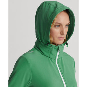 RLX Ralph Lauren Women's Hybrid Packable-Hood Jacket - Raft Green