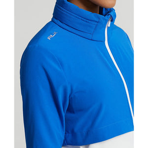 RLX Ralph Lauren Women's Power Stretch Full Zip Jacket - Spa Royal/Pure White Multi