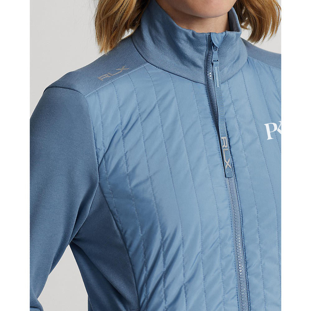 RLX Ralph Lauren Women's Hybrid Performance Full-Zip Jacket - Hatteras Blue