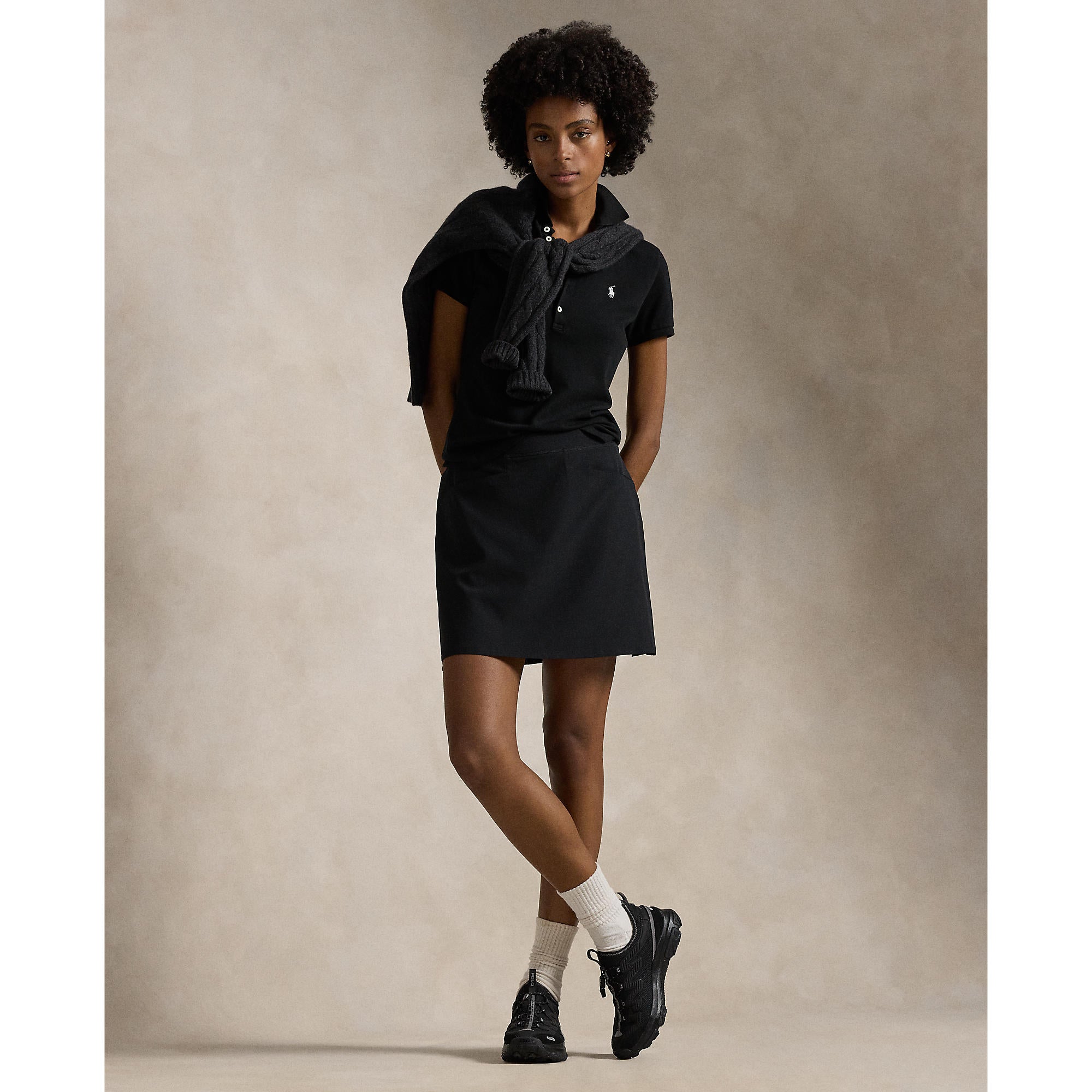 RLX Ralph Lauren Women's Pleated Aim Skort - Polo Black