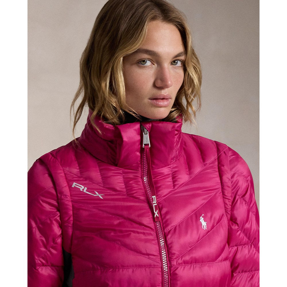 RLX Ralph Lauren Women's Basedown Quilted Full-Zip Jacket - Fuchsia Berry
