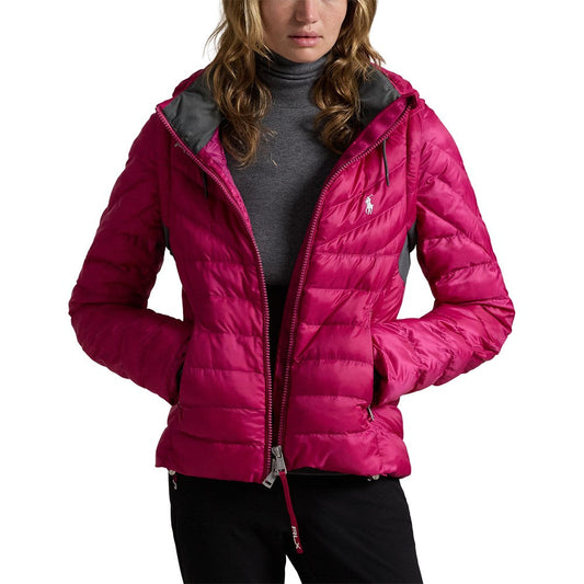 RLX Ralph Lauren Women's Basedown Quilted Full-Zip Jacket - Fuchsia Berry