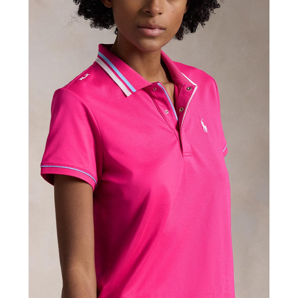 RLX Ralph Lauren Women's Tour Pique Polo Golf Shirt - Bright Pink