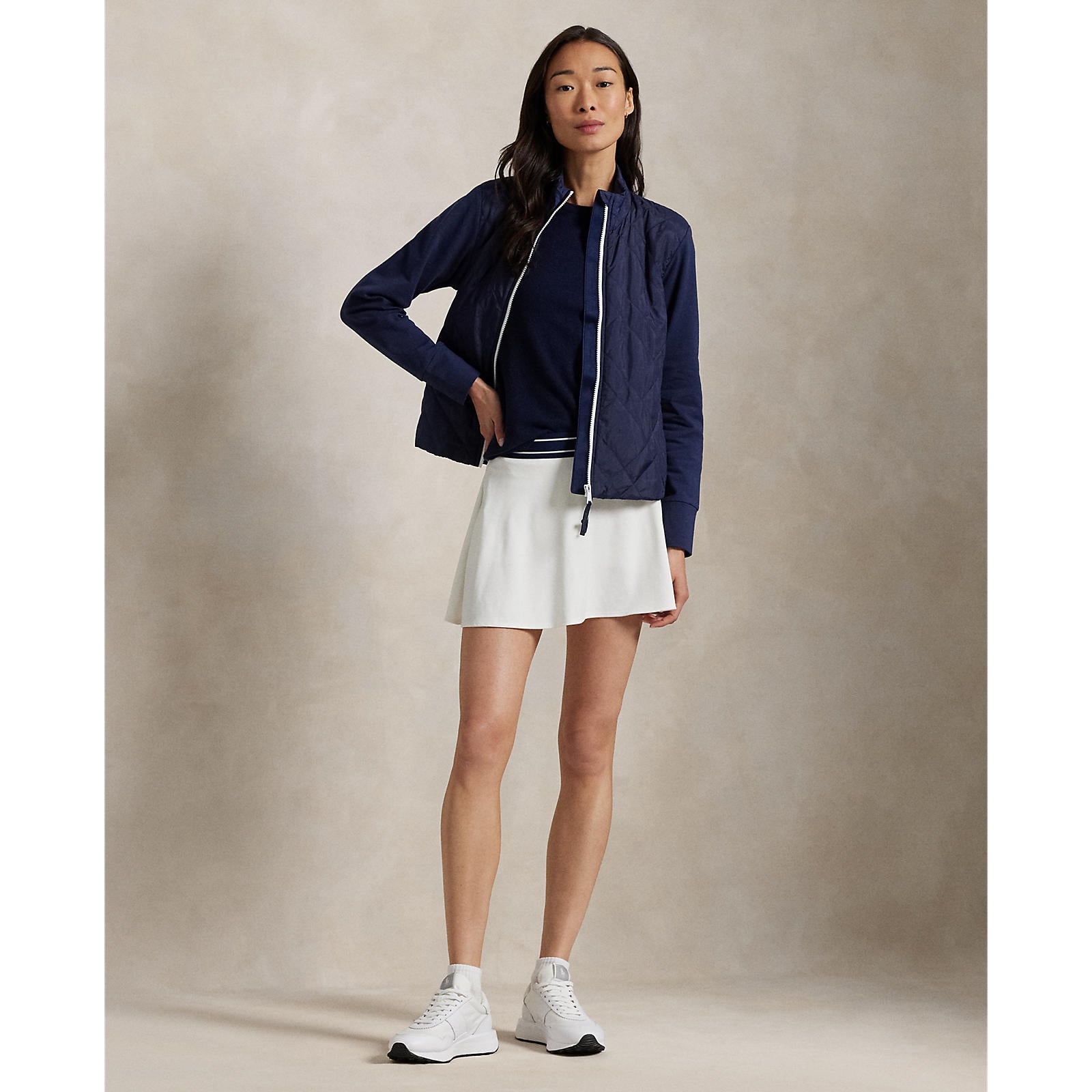 RLX Ralph Lauren Women's Quilted Hybrid Jacket - Refinded Navy