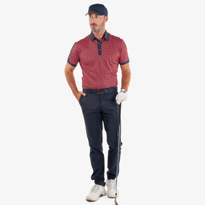 Galvin Green Maxwell Golf Shirt - Red/Nay