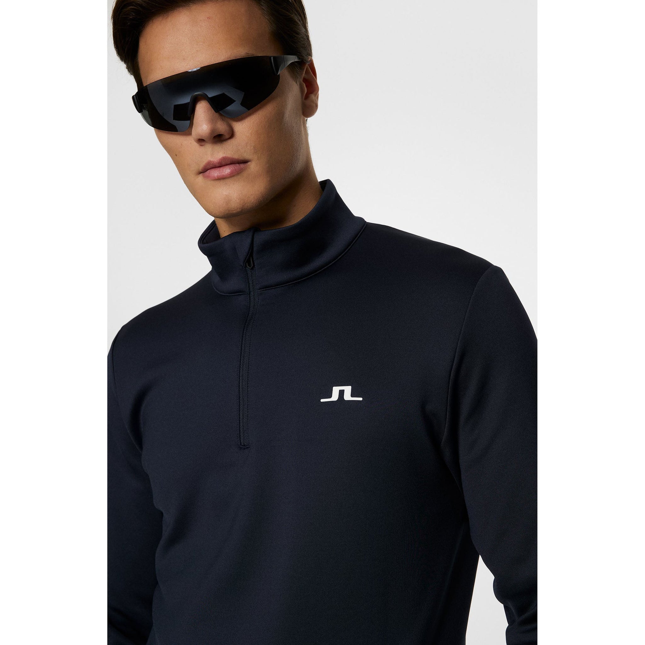 J.Lindeberg Aerial Quarter Zip Mid-Layer - JL Navy