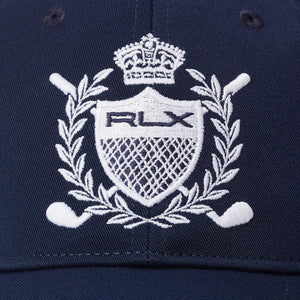RLX Ralph Lauren Crest Graphic Golf Cap - Navy Multi
