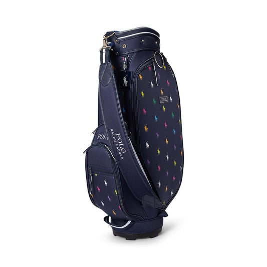 Polo Performance Ralph Lauren Women's Printed Pony Cart Golf Bag - Navy