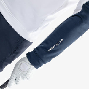 Galvin Green Dave Insulating 1/4 Zip Mid-Layer - White/Navy
