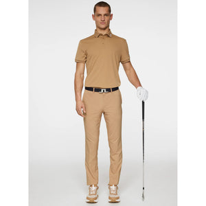 J.Lindeberg Tour Tech Polo Golf Shirt - Tigers Eye
