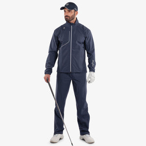 Galvin Green Ames Waterproof Golf Jacket - Navy/White