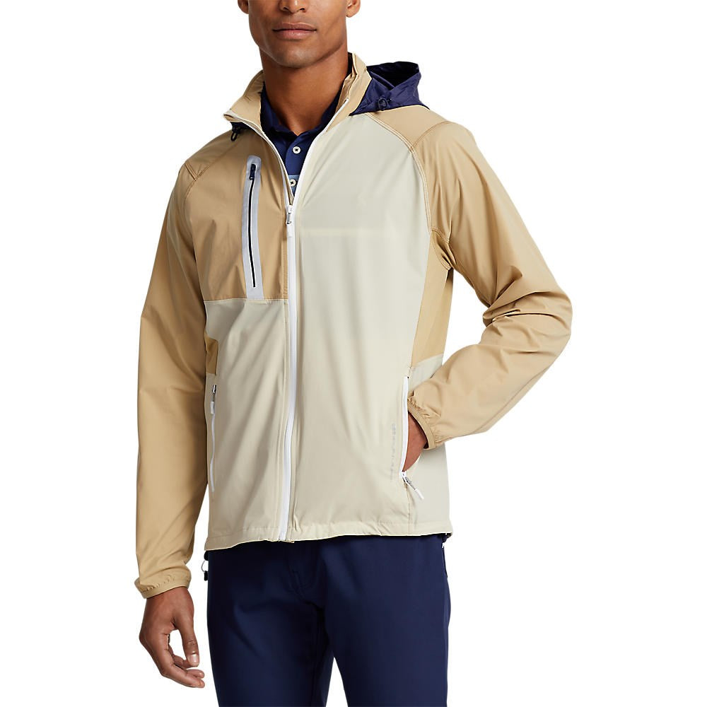 RLX Ralph Lauren Par Water-Resistance Windbreaker Jacket - Classic Khaki