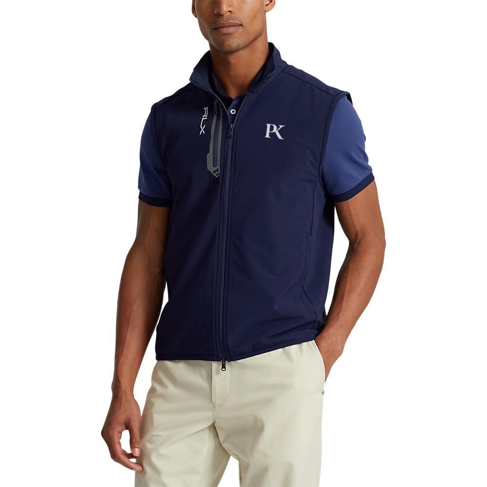 RLX Ralph Lauren Paneled Stretch Terry Vest - French Navy