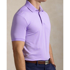 RLX Ralph Lauren Solid Lightweight Airflow Golf Polo Shirt - Powder Purple