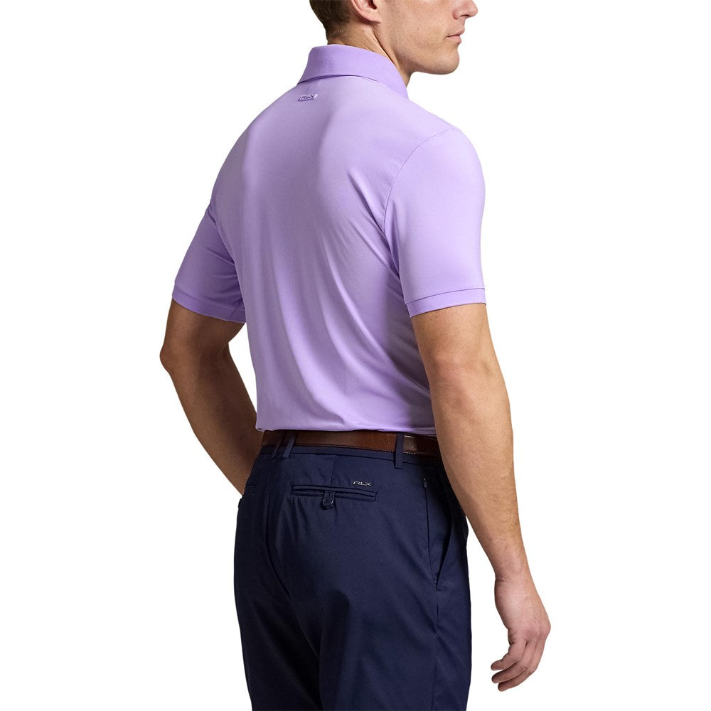 RLX Ralph Lauren Solid Lightweight Airflow Golf Polo Shirt - Powder Purple