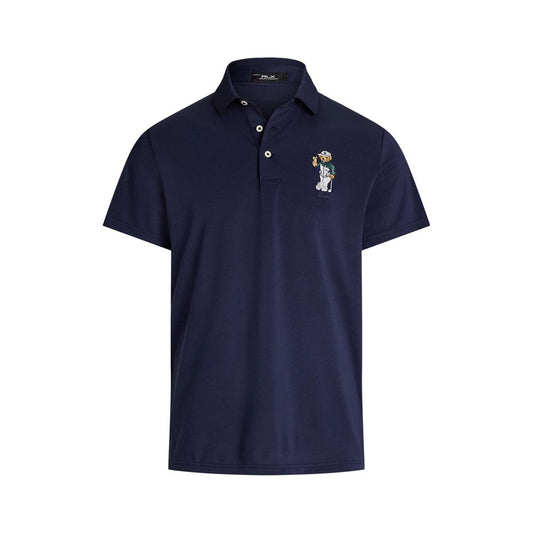 RLX Ralph Lauren Polo Bear Airtech Pique Golf Polo Shirt - Refined Navy
