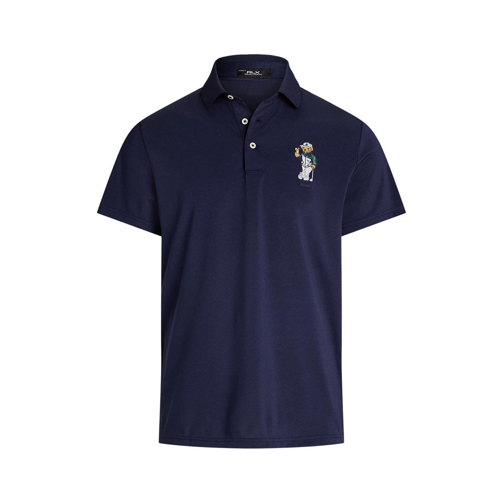 RLX Ralph Lauren Polo Bear Airtech Pique Golf Polo Shirt - Refined Navy