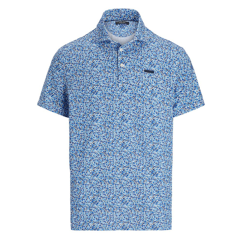 RLX Ralph Lauren Printed Lightweight Airflow Golf Polo Shirt - Savanna Floral Refined Navy Multi