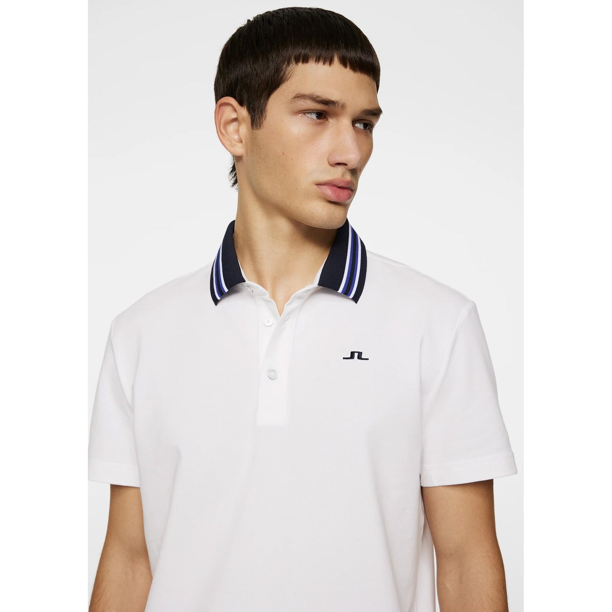 J.Lindeberg Bjorn Polo Golf Shirt - White