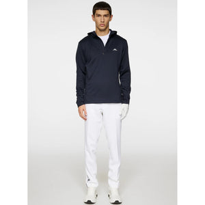 J.Lindeberg Aerial Quarter Zip Hoodie - JL Navy