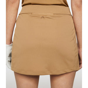 J.Lindeberg Women's Amelie Mid Golf Skirt - Tigers Eye