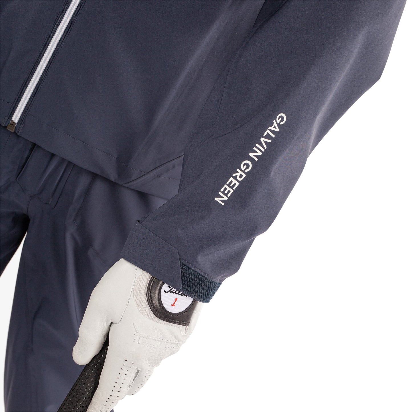 Galvin Green Ames Waterproof Golf Jacket - Navy/White