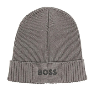 BOSS Asic Cotton Golf Beanie - Grey