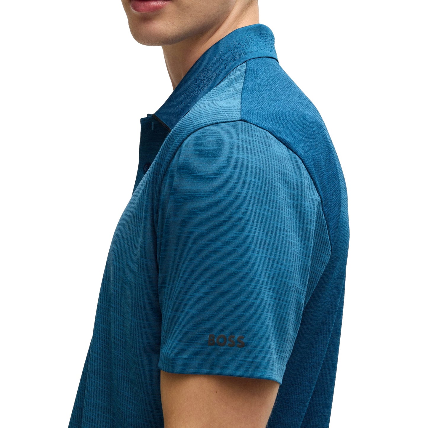 Boss Paddytech Stretch Jersey Polo Golf Shirt - Teal