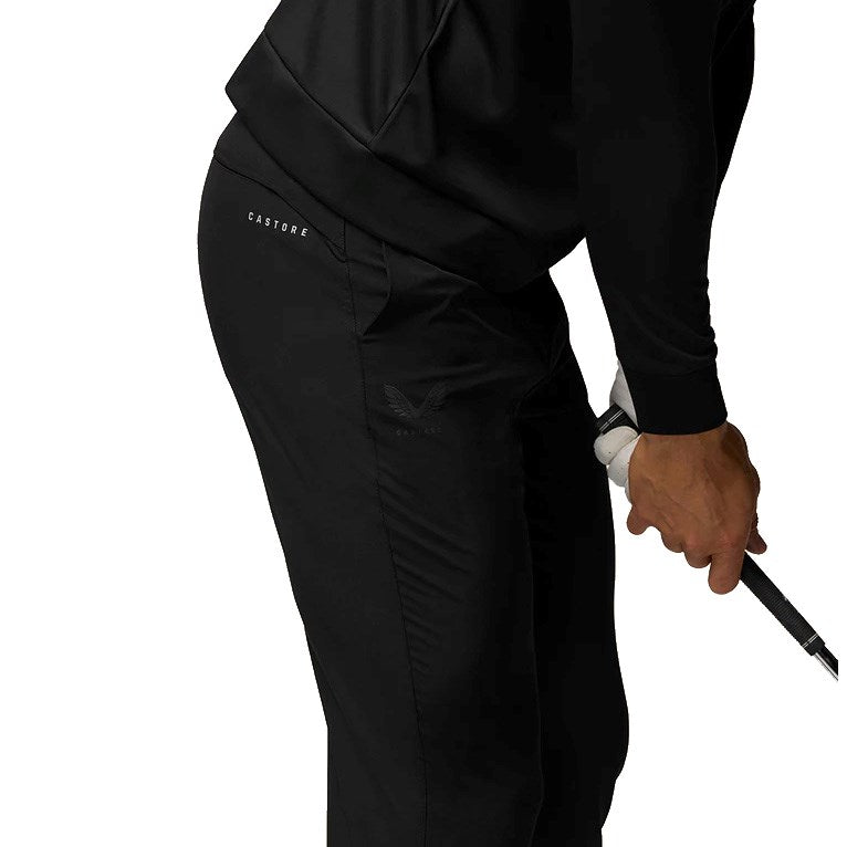 Castore Lightweight Club Golf Pants - Black/Mid Grey