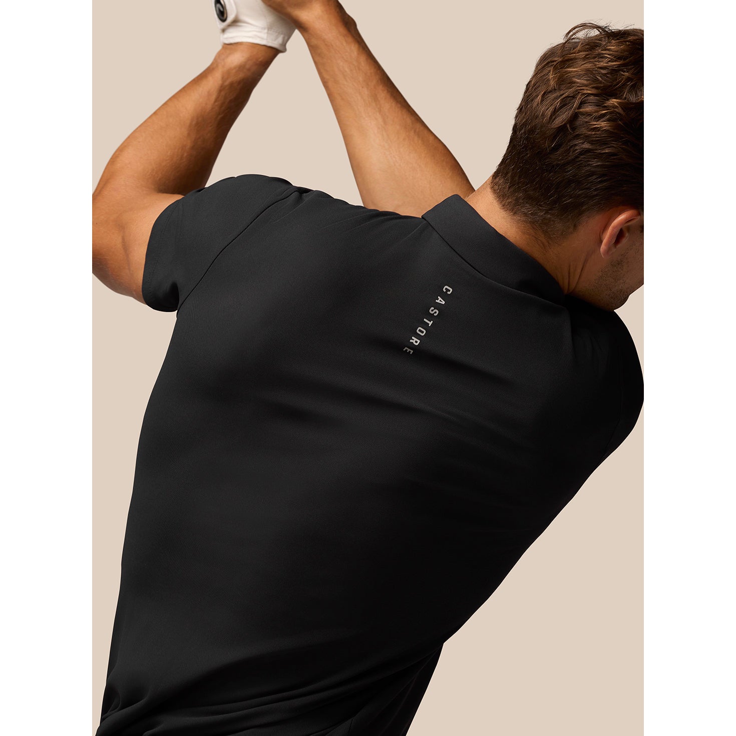 Castore Club Classic Polo Golf Shirt - Black