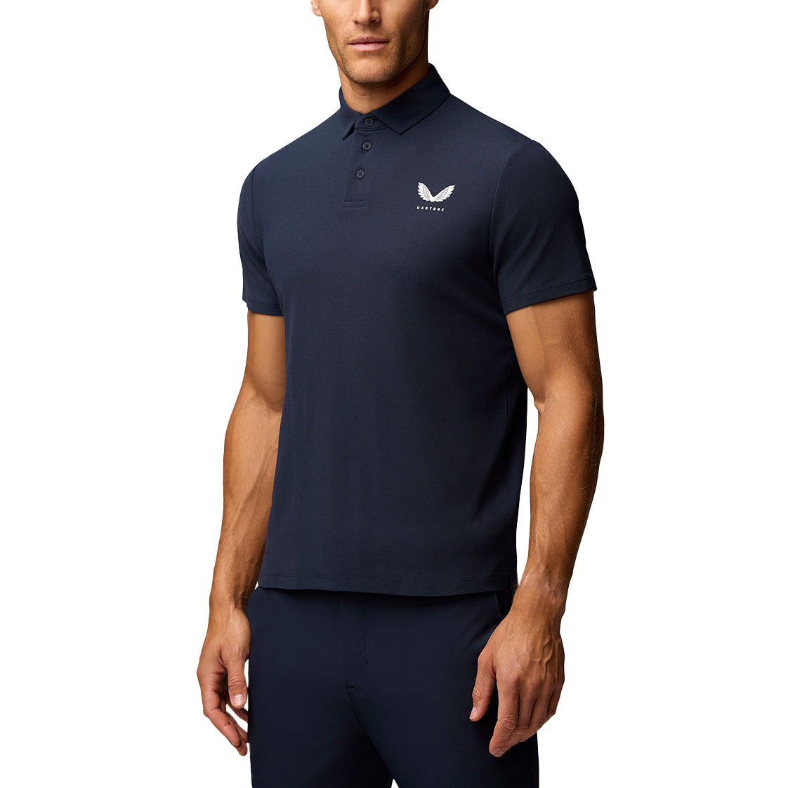 Castore Club Classic Polo Golf Shirt - Navy