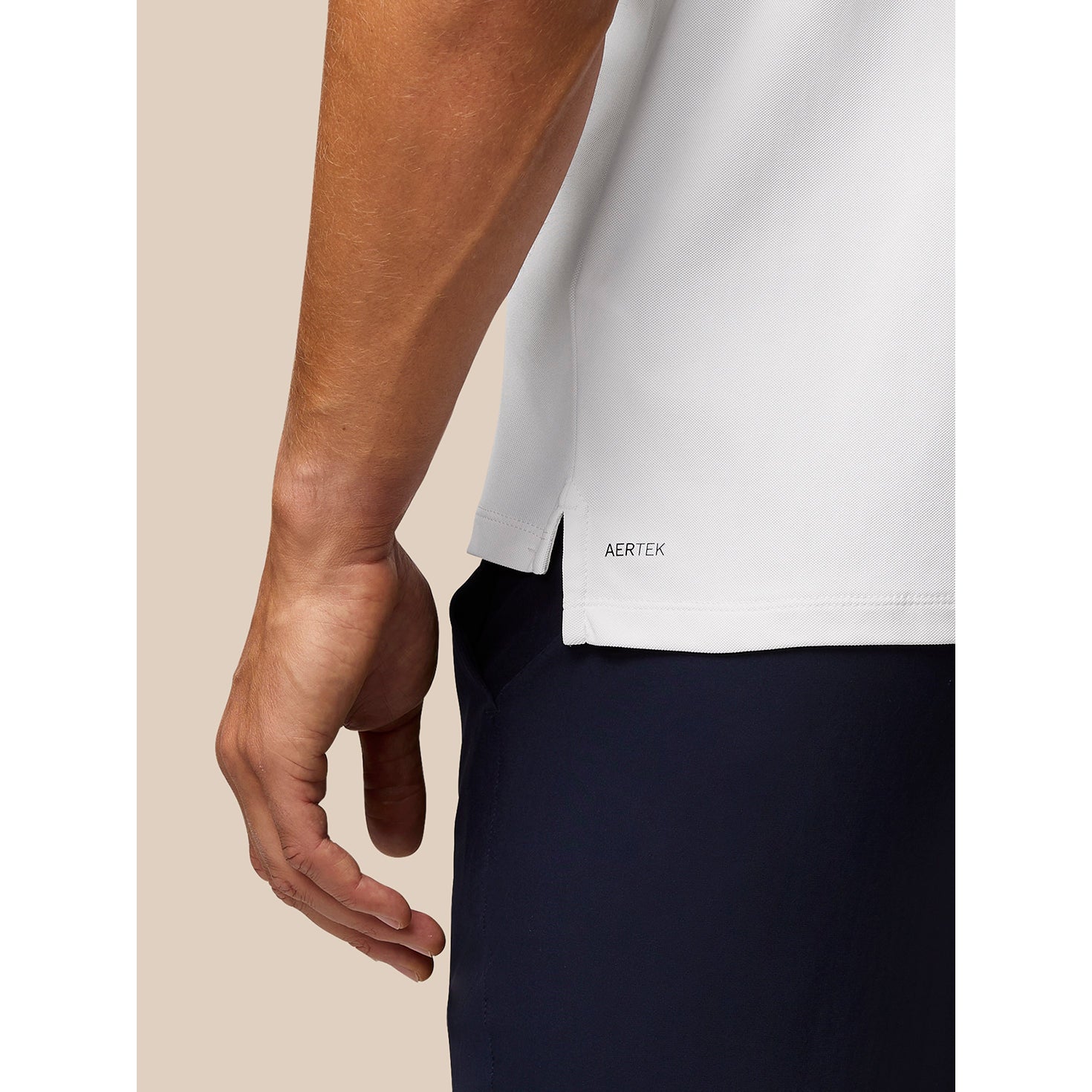 Castore Club Classic Polo Golf Shirt - White