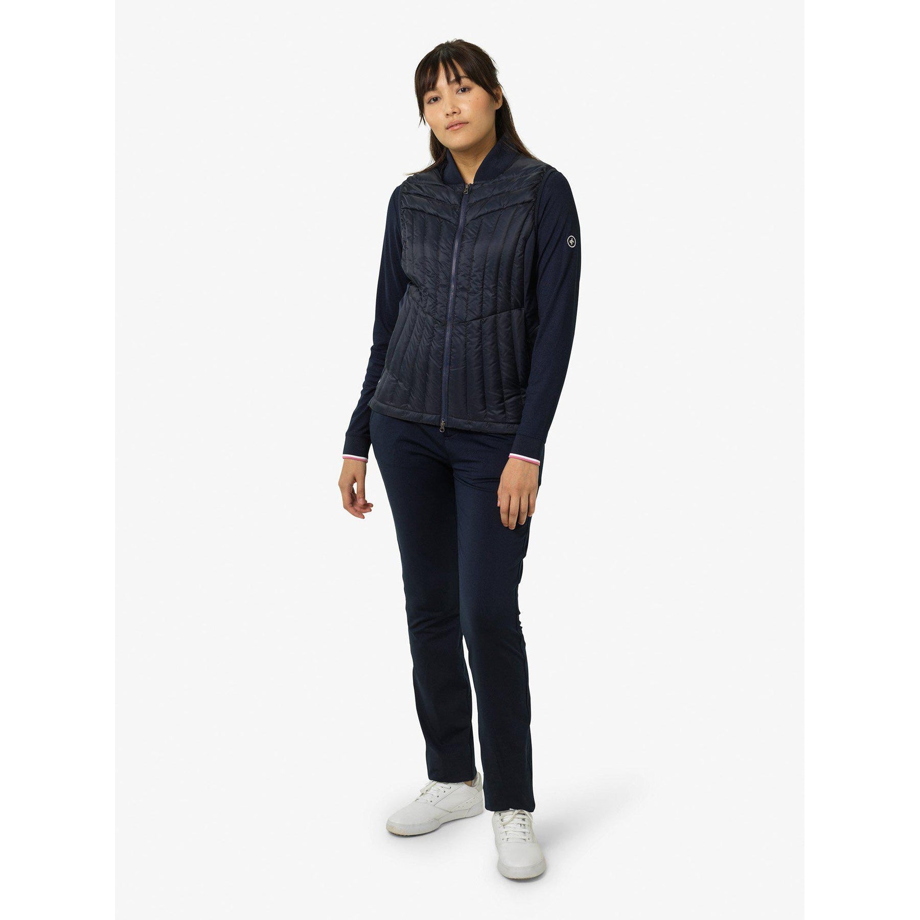 Cross Women's Hybrid Golf Vest - Navy