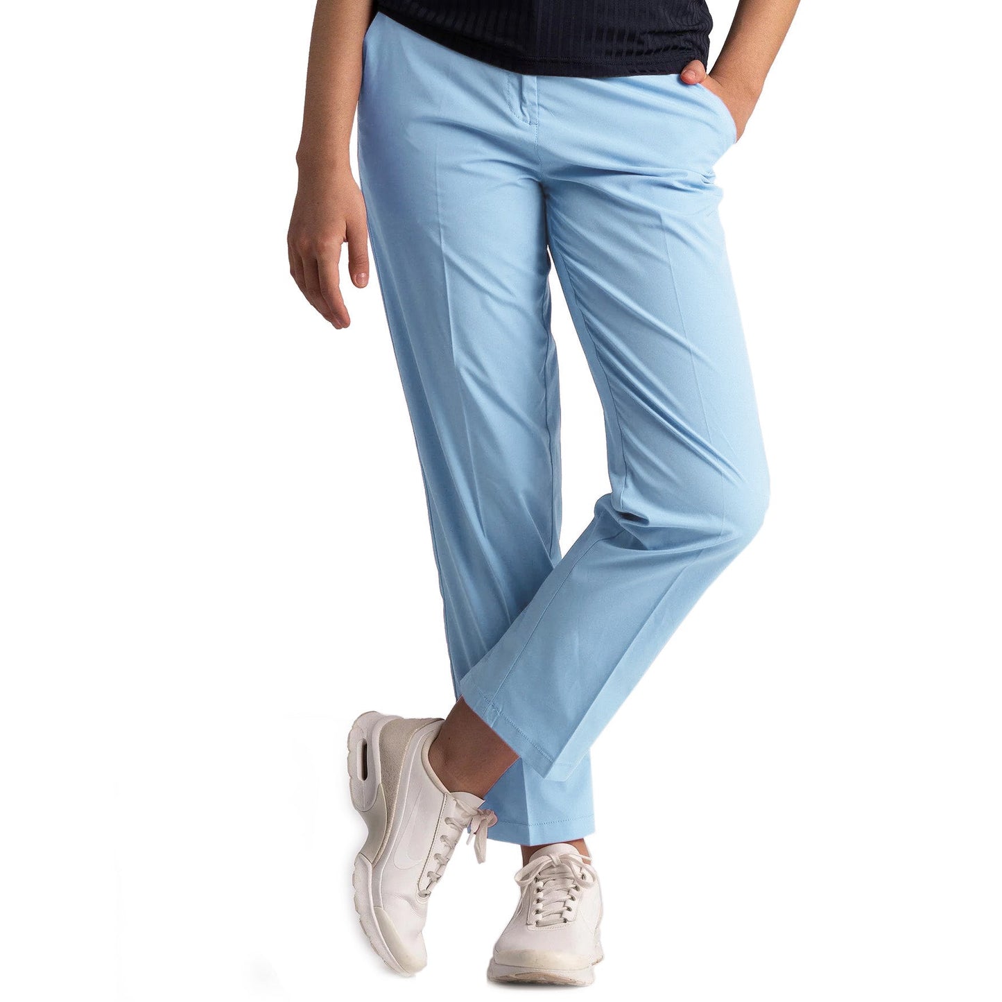 Cross Women's Lux Chino Golf Pants - Chambray Blue