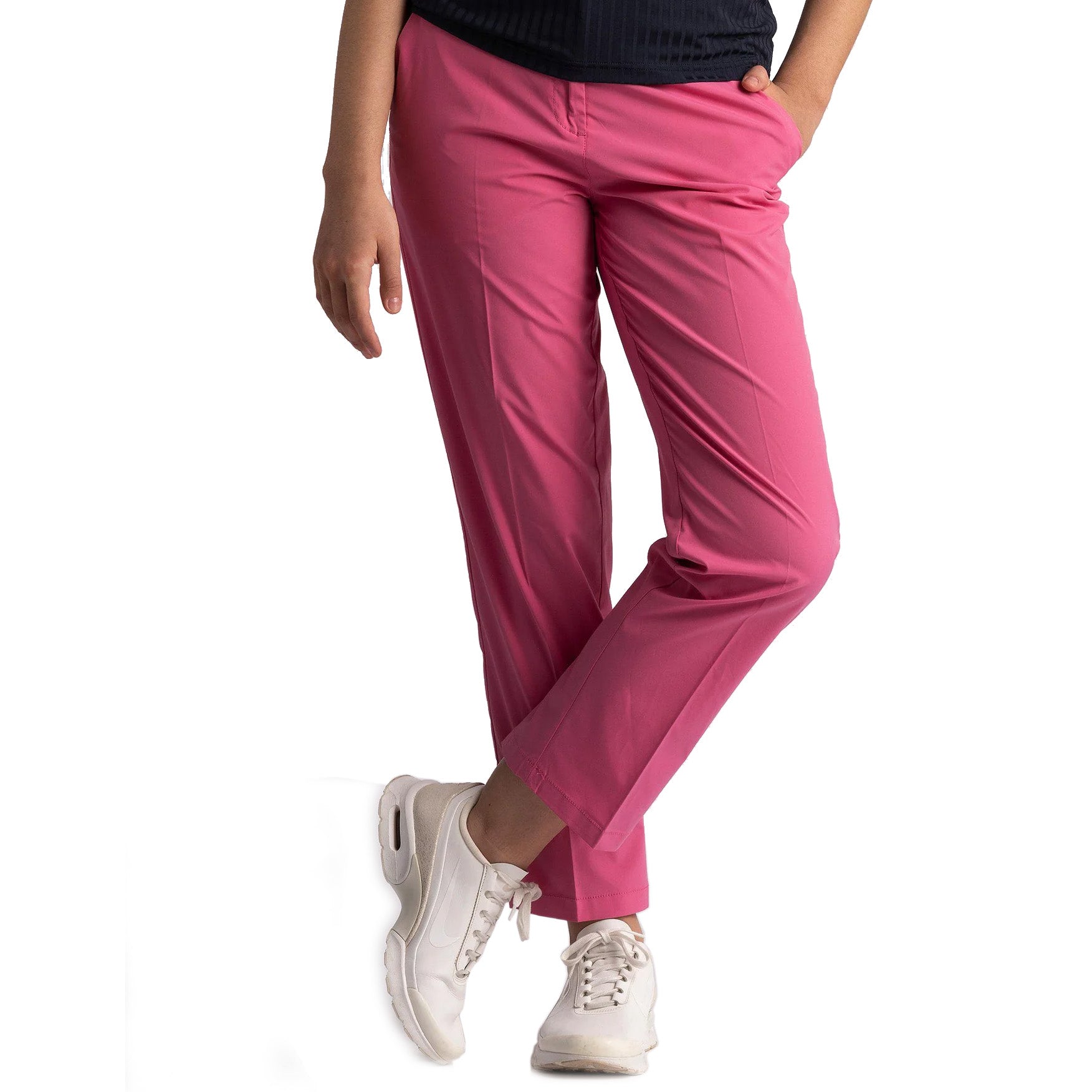 Cross Women's Lux Chino Golf Pants - Raspberry Rose