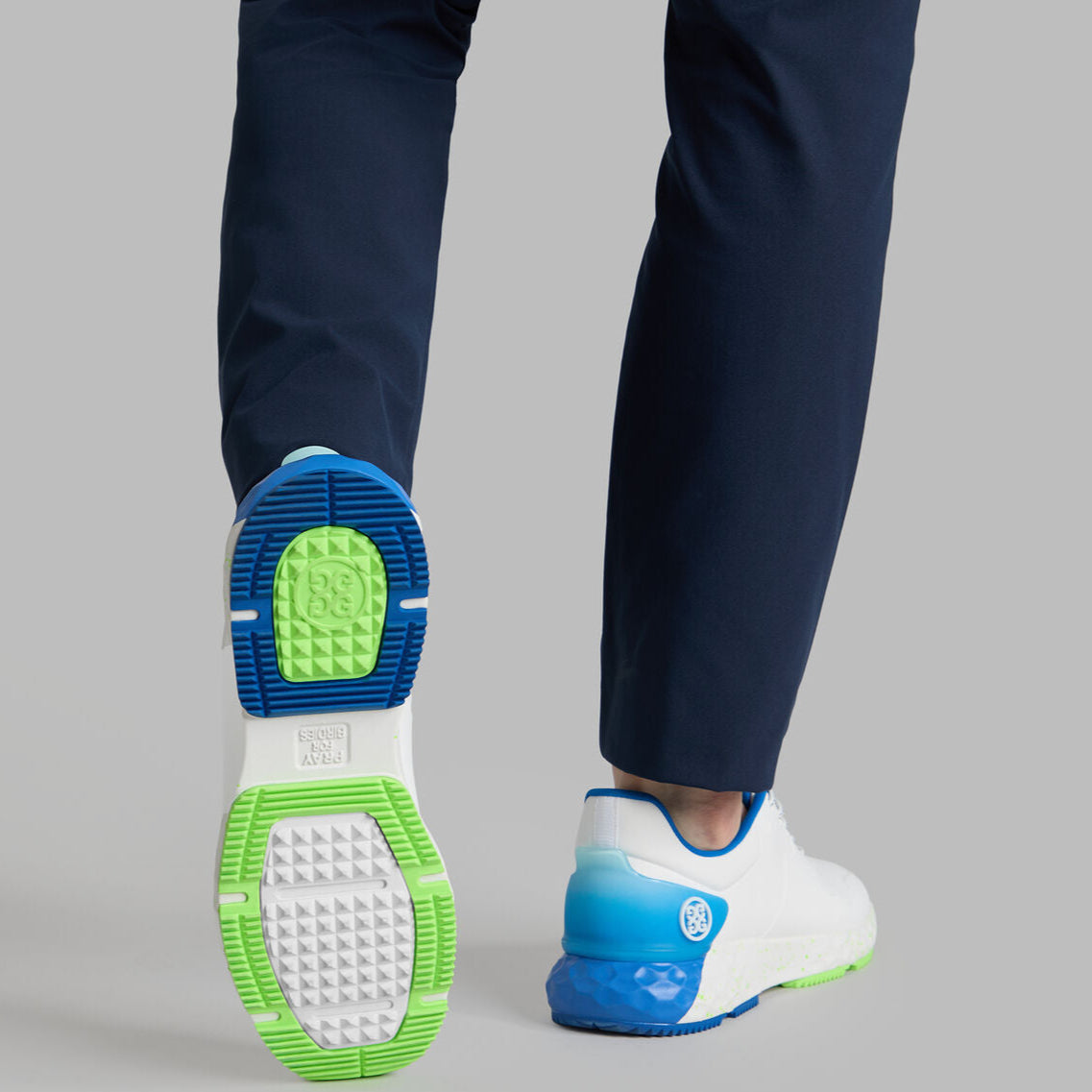 G/Fore MG4+ Golf Shoes - Snow/Acid Lime